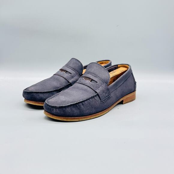 Sebago Shoes Mens 8 Blue Suede Conrad Penny Loafers Slip On Casual Comfort main image 10